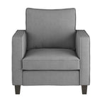 2 Piece Georgia Accent Chair with Ottoman Set