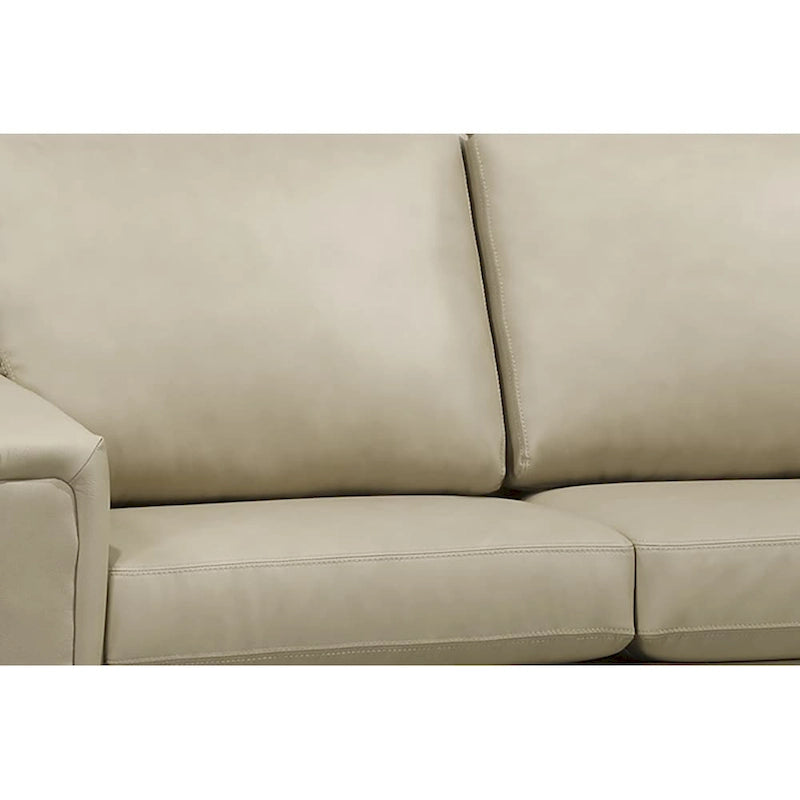 Lessa Modern Premium Top Grain Leather Sofa and Chair Set