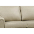 Lessa Modern Premium Top Grain Leather Sofa and Chair Set