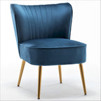 Sauter 23.2 Wide Mid-Century Modern Microfiber Accent Chair with Metal Leg