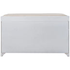 Fully Assembled Shoe Bench with Removable Cushion