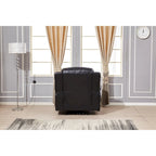 Betsy Furniture Bonded Leather Power Rclining Single Seat Recliner 8018