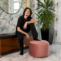 Belgique Velvety Indoor Pouf by Gouchee Home