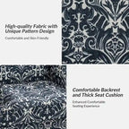 Yahweh Farmhouse Nailhead Armchair with Rolled Arms by HULALA HOME(Set of 2)