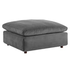Commix Down Filled Overstuffed Velvet 7-Piece Sectional Sofa