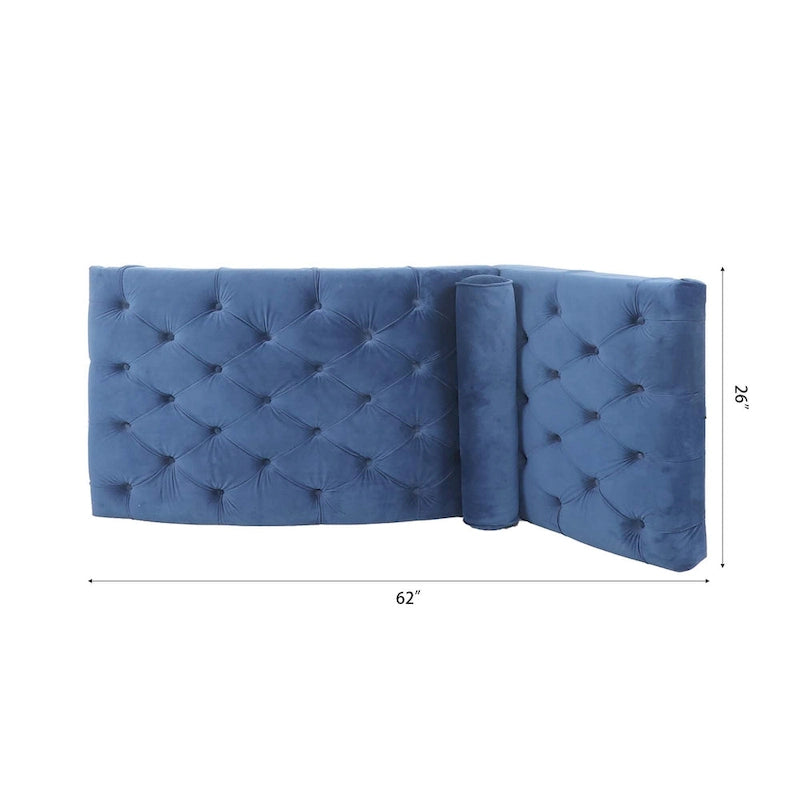 62W Upholstered Chaise Lounge