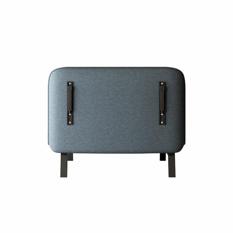 Convertible Tri-Fold Sofa Bed with Adjustable Backrest & Pillow