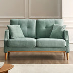 Fabric 2 Seater Loveseat Sofa with USB Charge