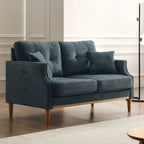 Fabric 2 Seater Loveseat Sofa with USB Charge