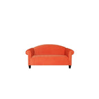 Coast to Coast Sofas Traditional 3 Seater Sofa Velvet Solid Wood Frame Upholstered