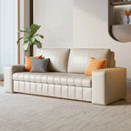 JASIWAY Modern Upholstered Loveseat Sleeper Sofa Bed with Storage