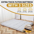 DoCred Roll Up Floor Japanese Mattress Futon with storage bag
