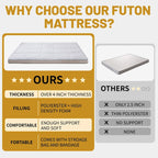 DoCred Roll Up Floor Japanese Mattress Futon with storage bag