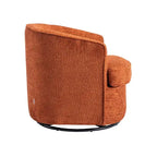 SEYNAR Modern Upholstered Round Swivel Barrel Armchair for Living Room