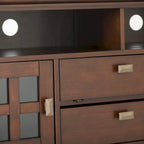 WYNDENHALL Stratford SOLID WOOD 72 Wide TV Media Stand For TVs up to 80