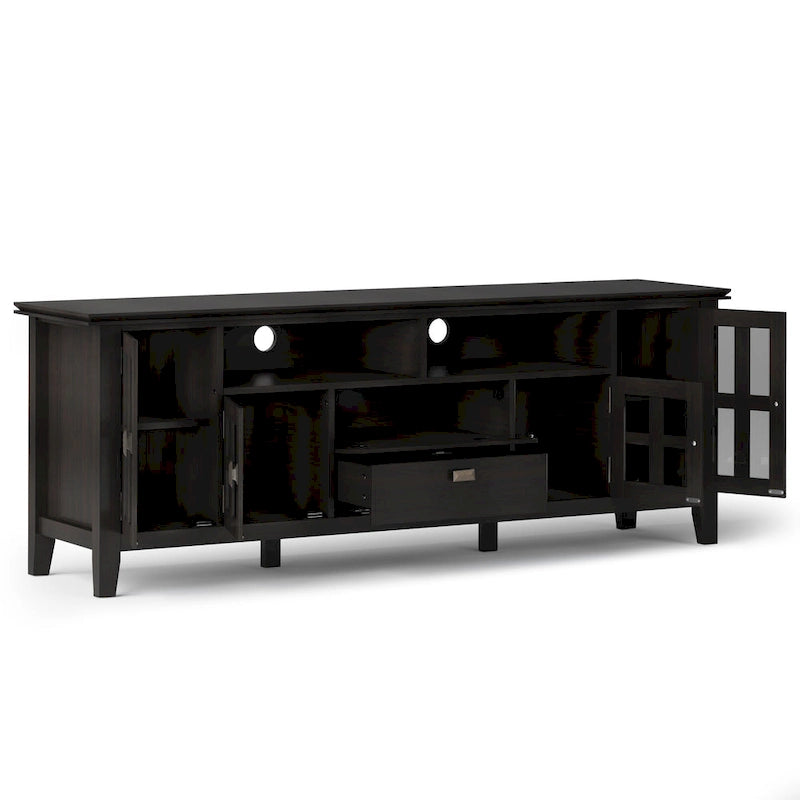 WYNDENHALL Stratford SOLID WOOD 72 Wide TV Media Stand For TVs up to 80