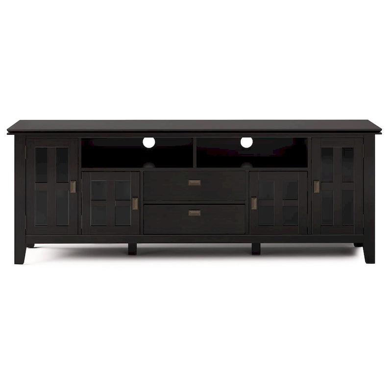 WYNDENHALL Stratford SOLID WOOD 72 Wide TV Media Stand For TVs up to 80