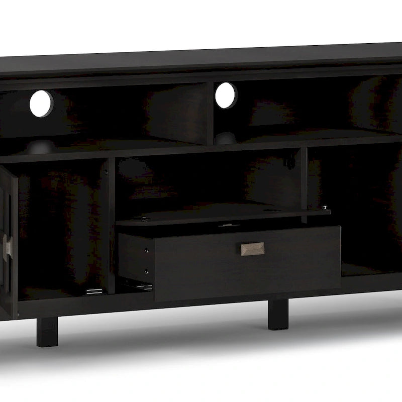 WYNDENHALL Stratford SOLID WOOD 72 Wide TV Media Stand For TVs up to 80