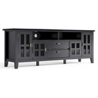 WYNDENHALL Stratford SOLID WOOD 72 Wide TV Media Stand For TVs up to 80