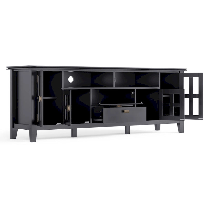 WYNDENHALL Stratford SOLID WOOD 72 Wide TV Media Stand For TVs up to 80