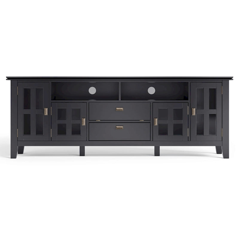WYNDENHALL Stratford SOLID WOOD 72 Wide TV Media Stand For TVs up to 80