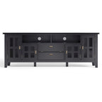 WYNDENHALL Stratford SOLID WOOD 72 Wide TV Media Stand For TVs up to 80