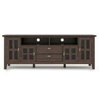 WYNDENHALL Stratford SOLID WOOD 72 Wide TV Media Stand For TVs up to 80
