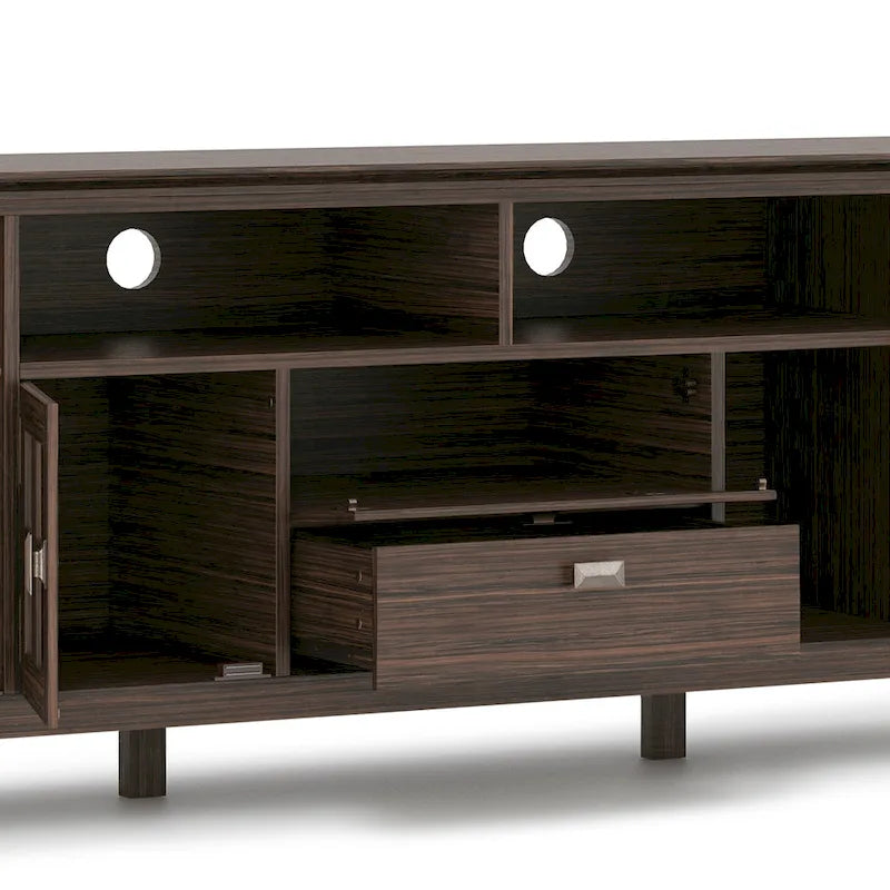 WYNDENHALL Stratford SOLID WOOD 72 Wide TV Media Stand For TVs up to 80