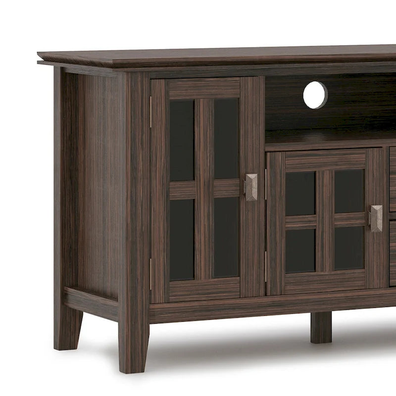 WYNDENHALL Stratford SOLID WOOD 72 Wide TV Media Stand For TVs up to 80