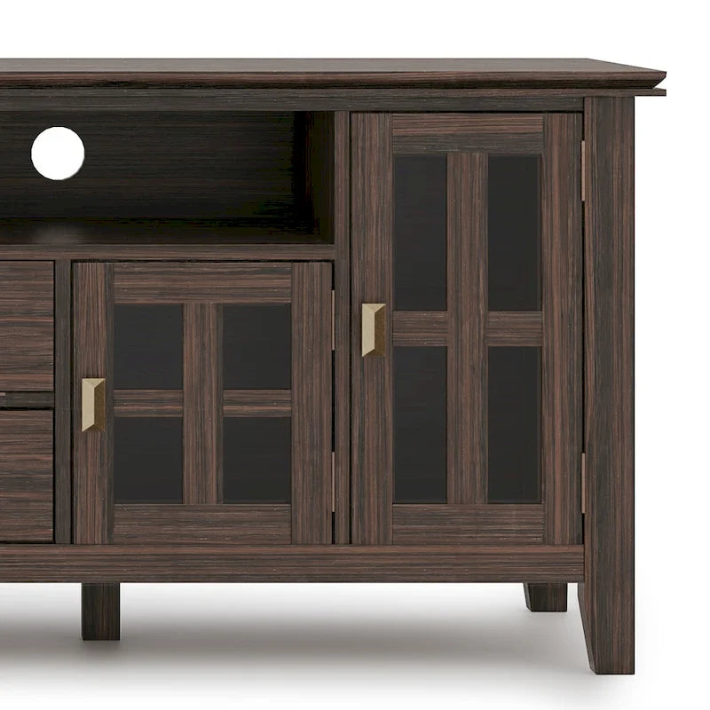 WYNDENHALL Stratford SOLID WOOD 72 Wide TV Media Stand For TVs up to 80