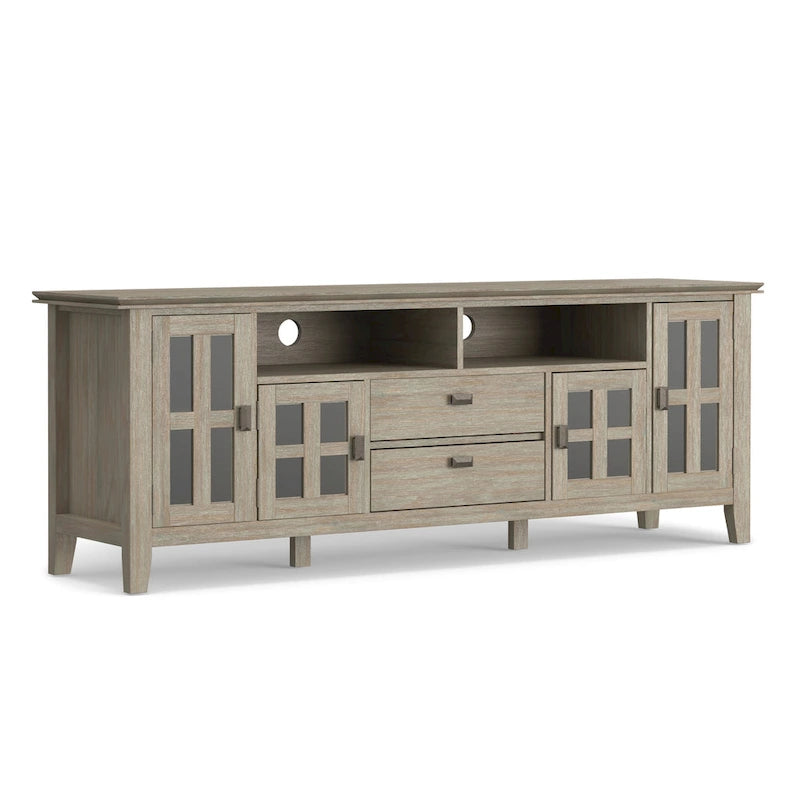 WYNDENHALL Stratford SOLID WOOD 72 Wide TV Media Stand For TVs up to 80