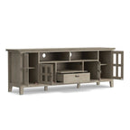 WYNDENHALL Stratford SOLID WOOD 72 Wide TV Media Stand For TVs up to 80