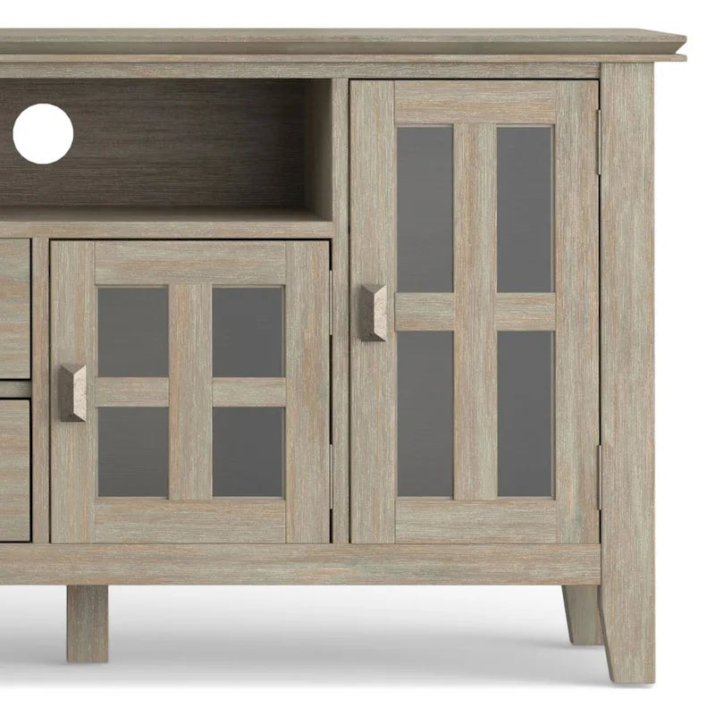 WYNDENHALL Stratford SOLID WOOD 72 Wide TV Media Stand For TVs up to 80