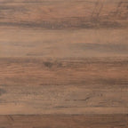 2-Tier Coffee Table with Metal Side Braces and Corner Caps