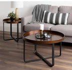  Zabel Round Modern Coffee Table - 28 Diameter