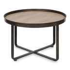 Round Modern Coffee Table - 28 Diameter