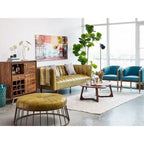 Aurelle Home Gideon Solid Walnut Modern Coffee Table - 42 x 27.5 x 15