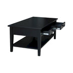 Spencer Solid Parawood Coffee Table - 48 in. W x 24 in. D x 19 in. H