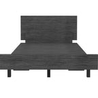 TUHOME Kaia Bed Base with Headboard, Twin