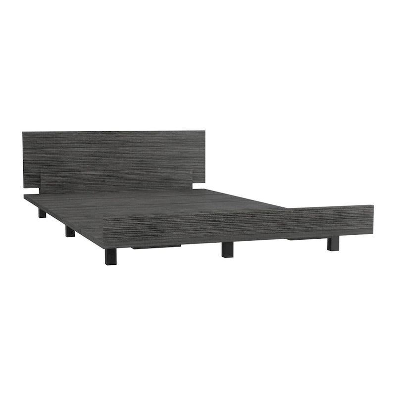 TUHOME Kaia Bed Base with Headboard, Twin