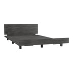 TUHOME Kaia Bed Base with Headboard, Twin