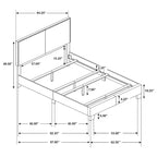 Boyd Transitional Fabric Upholstered Panel Bed