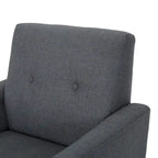 Sienna Mid-century Fabric Club Chair by Christopher Knight Home