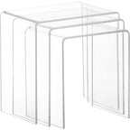 Clear Acrylic Nesting Tables (Set of 3)