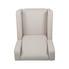 Hounker Contemporary Upholstered Swivel Recliner by Christopher Knight Home