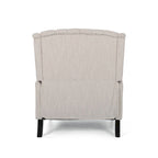 Apaloosa Oversized Tufted Fabric Oversized Pushback Recliner by Christopher Knight Home