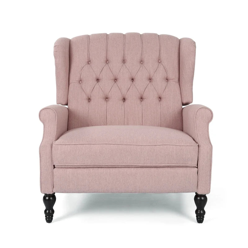 Apaloosa Oversized Tufted Fabric Oversized Pushback Recliner by Christopher Knight Home