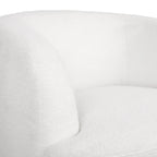 Mokena Textured Boucle Upholstered Swivel Club Chair by Christopher Knight Home