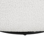 Mokena Textured Boucle Upholstered Swivel Club Chair by Christopher Knight Home