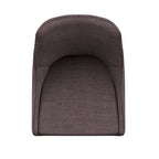 Sasha Espresso Barrel Back Counter Stools (Set of 2) iNSPIRE Q Modern